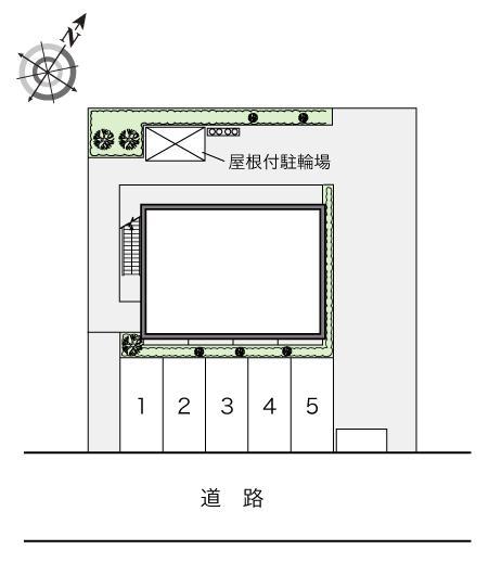 南平台(15651)の駐車配置図