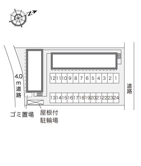 渚(27989)の駐車配置図