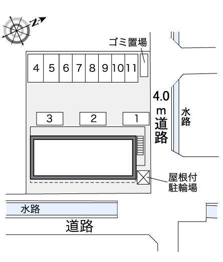グリーンコート乙島(36140)の駐車配置図