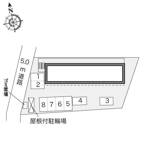 リバーサイドイン千星(28824)の駐車配置図