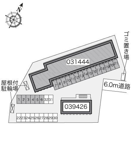 第２仙北駅前(31444)の駐車配置図