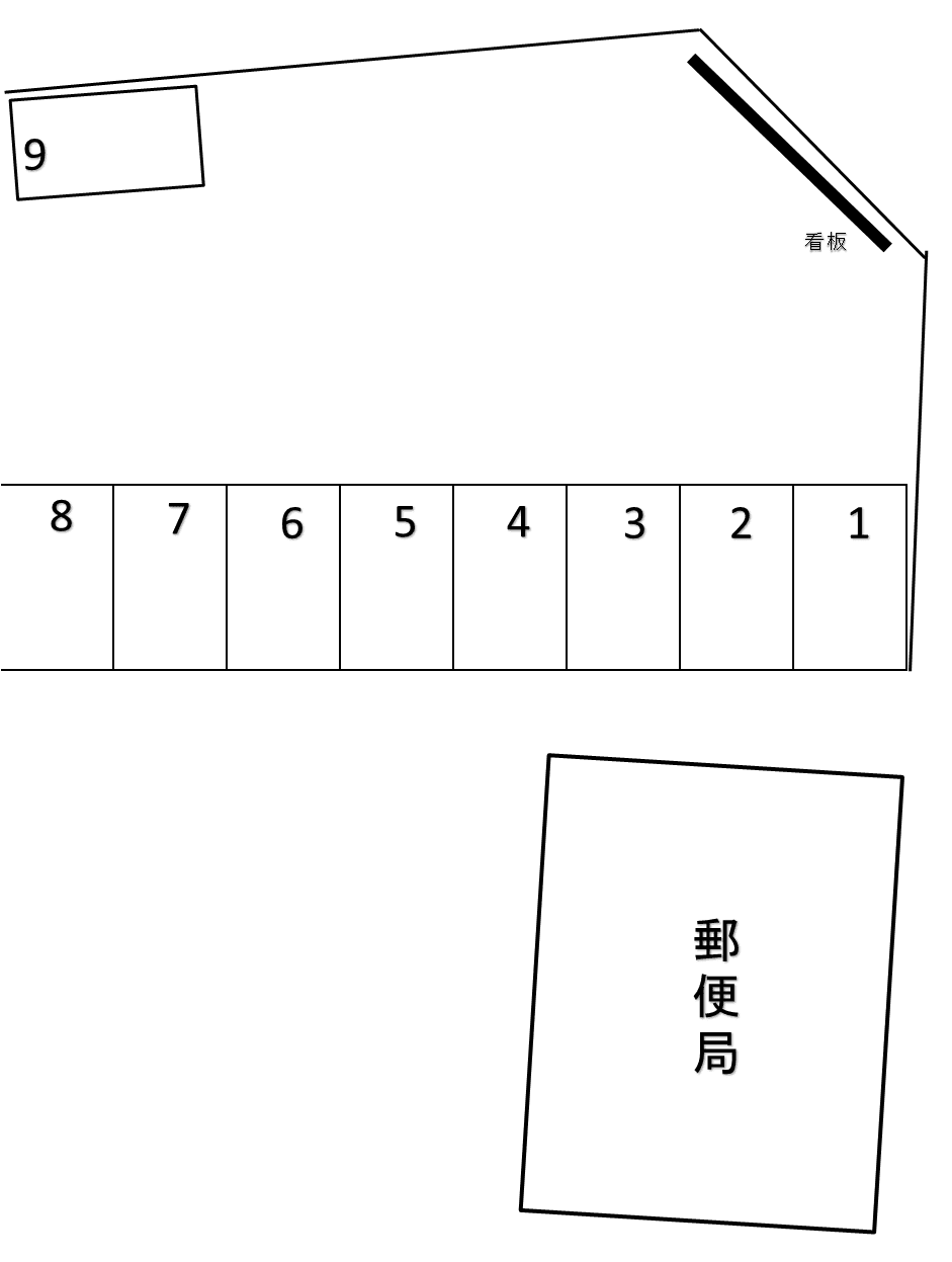 浄真町大幸パーキングの駐車配置図