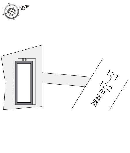 ＦＩＴ(17044)の駐車配置図