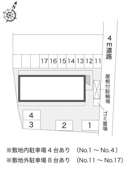 ハッピーロイヤル(16030)の駐車配置図