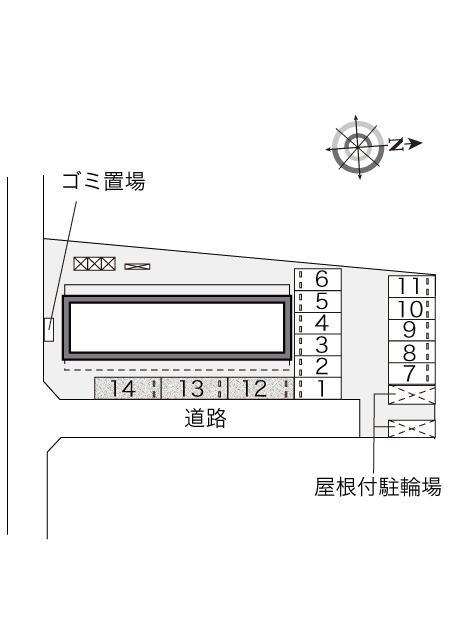 Ｍ＆Ｙ(12558)の駐車配置図