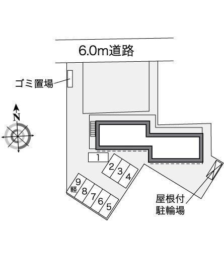 中津瀬(42142)の駐車配置図