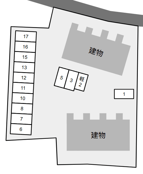 Ｓｕｎｒｉｓｅ　Ō　Ａの駐車配置図
