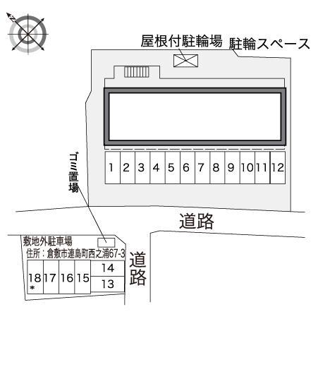 Ａ(31003)の駐車配置図