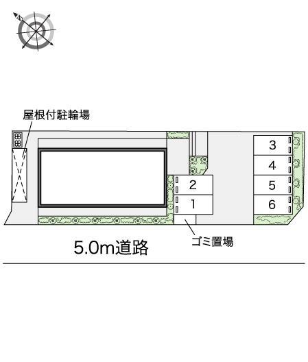 アルカディア北矢名(43536)の駐車配置図