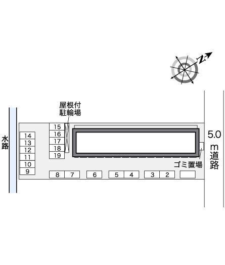 Ｖｉｌｌａｇｅ(26075)の駐車配置図