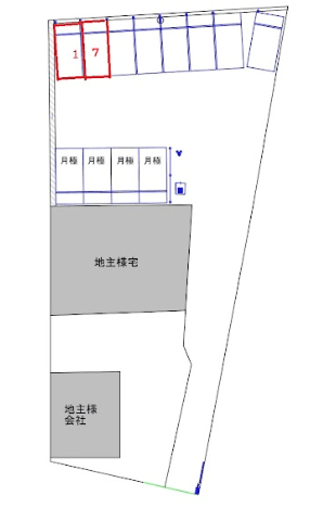 三郷戸ケ崎第１の駐車配置図