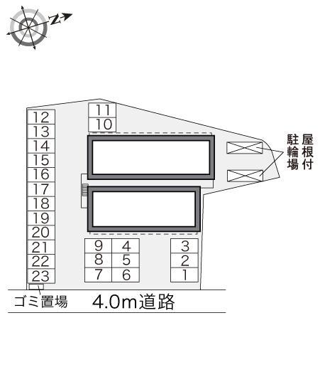 福崎(27812)の駐車配置図