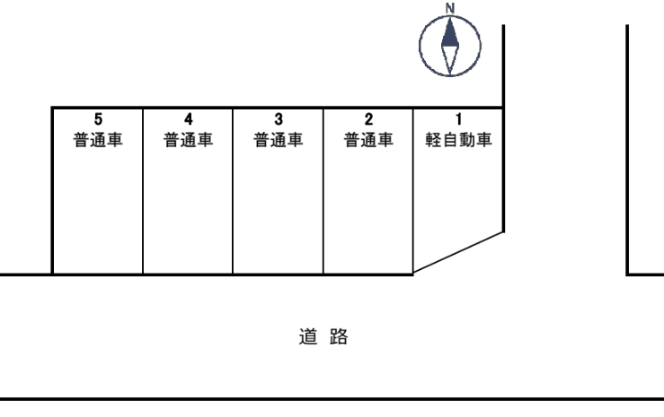 住吉1丁目小寺パーキングの駐車配置図