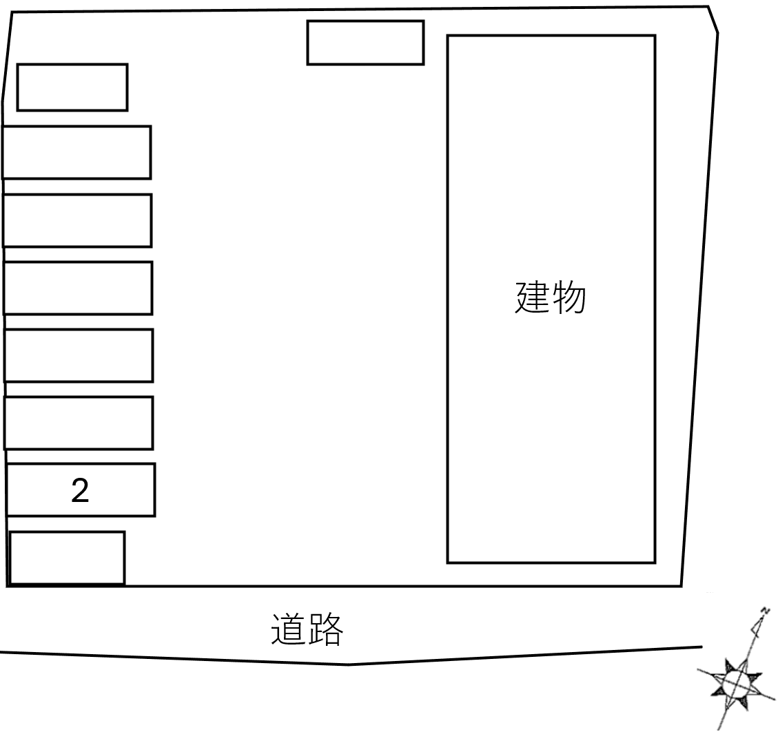 Ｈａｒｖｅｓｔ　Ｋの駐車配置図