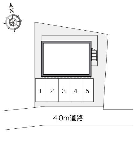 荒谷(23479)の駐車配置図