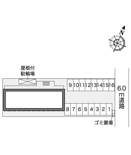 西浜(27523)の駐車配置図