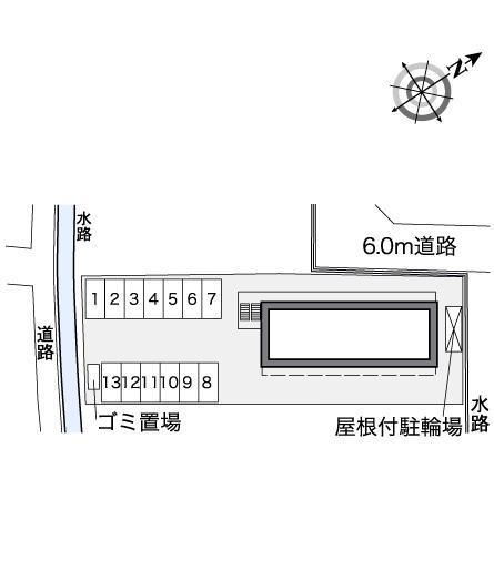 リバーコート　ＮＥＯ(38525)の駐車配置図
