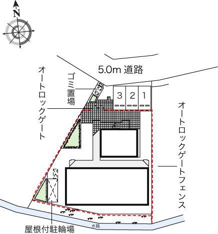 グレイスＳＨＩＮＯⅢ(42670)の駐車配置図