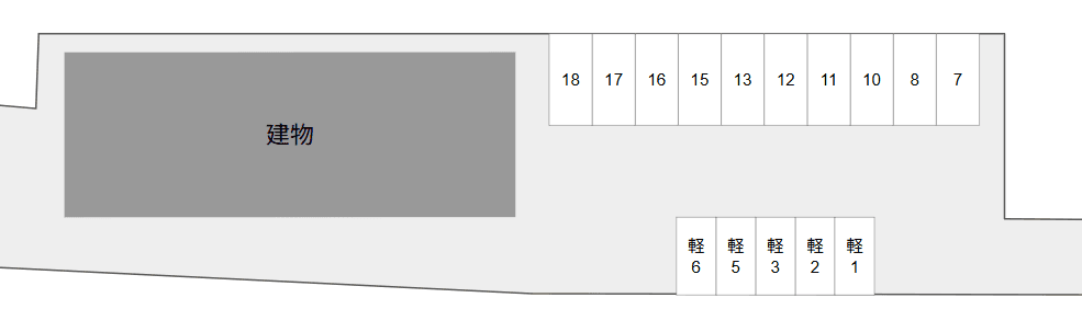 Ｏｐｕｓ　Ｏｎｅの駐車配置図