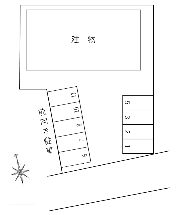 Ｓｉｅｓｔａ こくがえんの駐車配置図