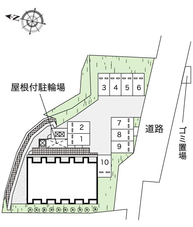 あじさい下井沢(52933)の駐車配置図
