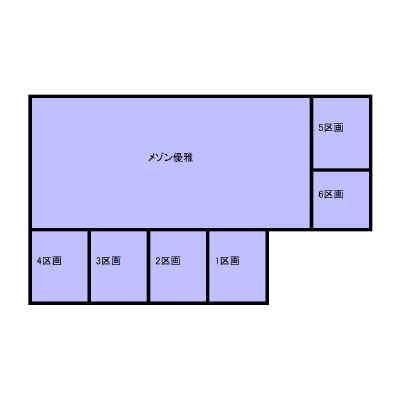 メゾン優雅の駐車配置図