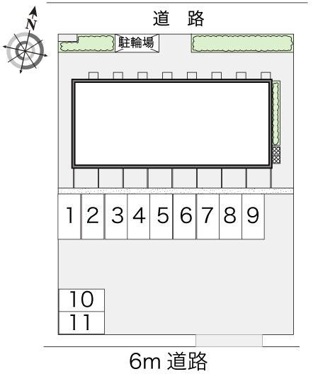 田原台(14118)の駐車配置図