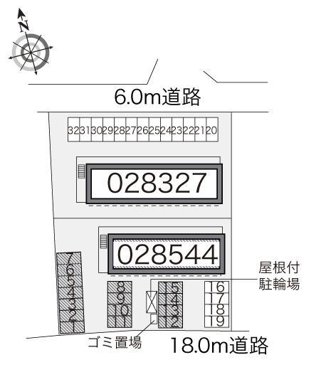 グランシャリオⅢ(28544)の駐車配置図