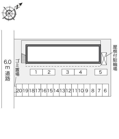 アイリス(24167)の駐車配置図
