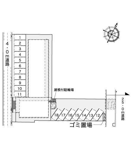 Ｓｅａ　ヒルズ　函館(42695)の駐車配置図