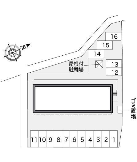 ほっと紅堂(39387)の駐車配置図