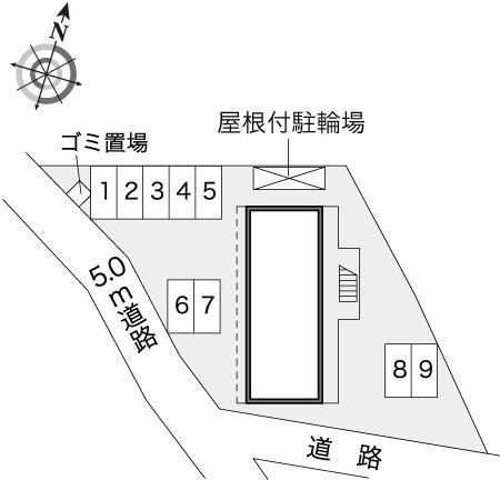 東(13981)の駐車配置図