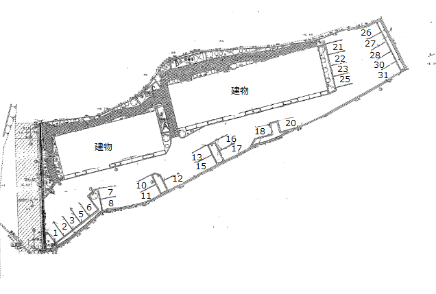ストーク小野原の駐車配置図