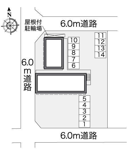 シェルエトワール(26707)の駐車配置図