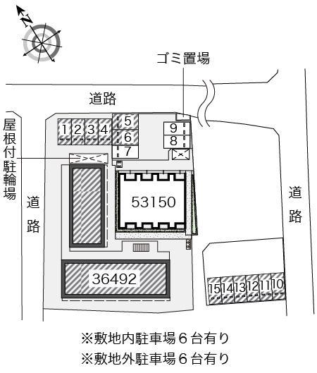 イーハートーブ(36492)の駐車配置図