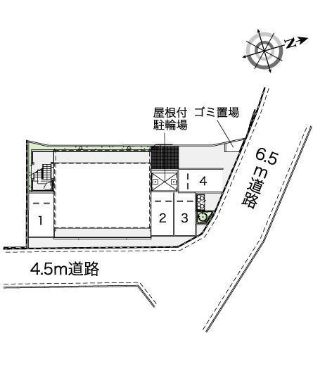 都(43766)の駐車配置図