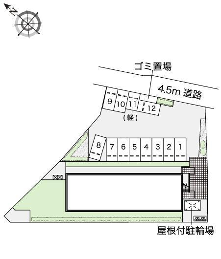 ゆずり葉の里上野山(42878)の駐車配置図