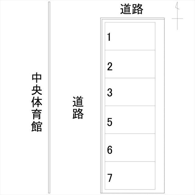 長町3丁目駐車場の駐車配置図