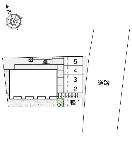 桜ヶ岡(54080)の駐車配置図