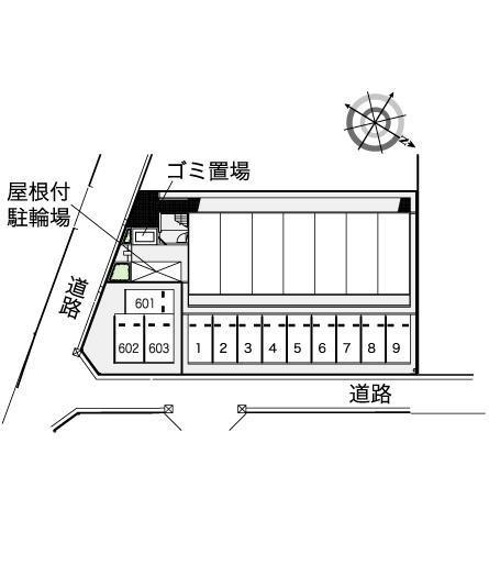 グリーンパイン松本(42285)の駐車配置図
