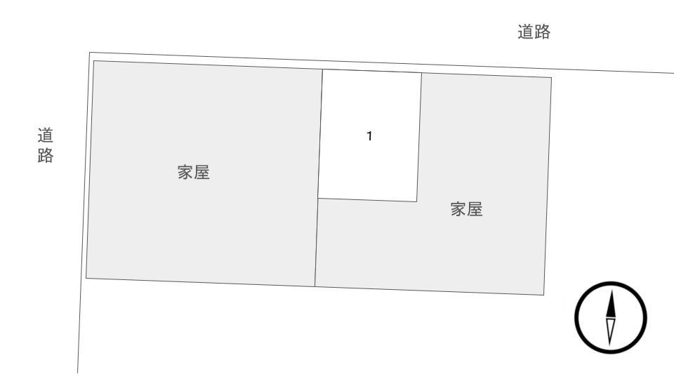 橋本邸　の駐車配置図