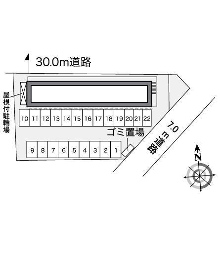ゴルトキャニョン(35903)の駐車配置図