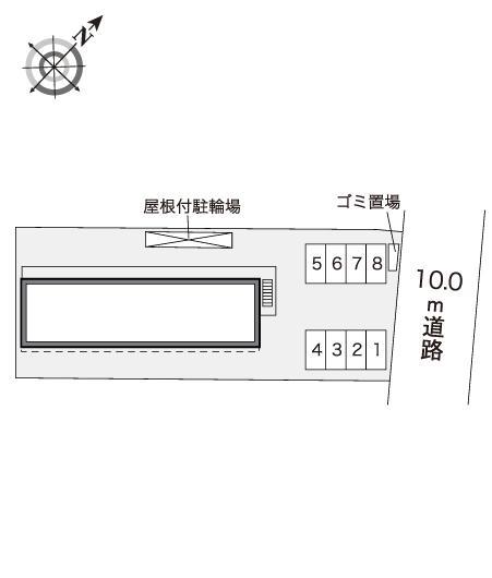 ノウムレジデンスⅡ(40706)の駐車配置図