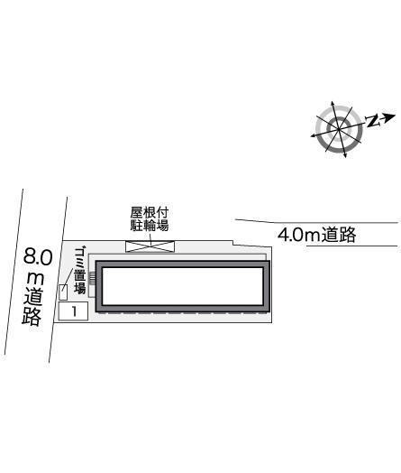 メルベーユ　昭和(26665)の駐車配置図