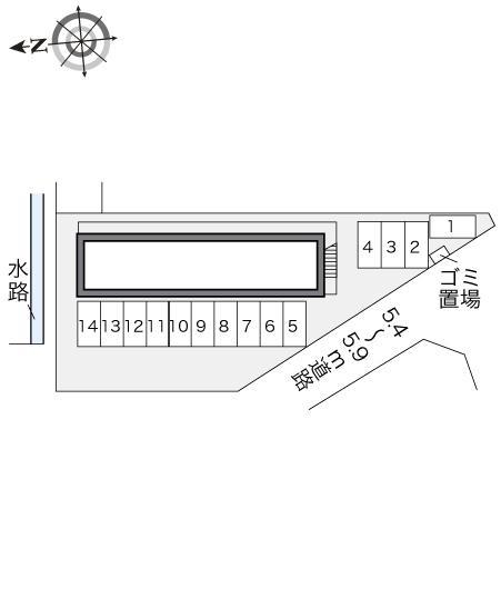 すみよし(13031)の駐車配置図
