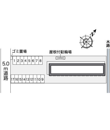 下地(26151)の駐車配置図