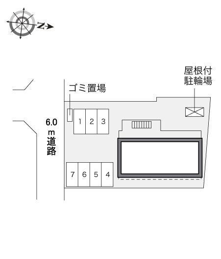 あおいＭ(34726)の駐車配置図