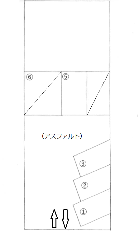 扶桑-23の駐車配置図