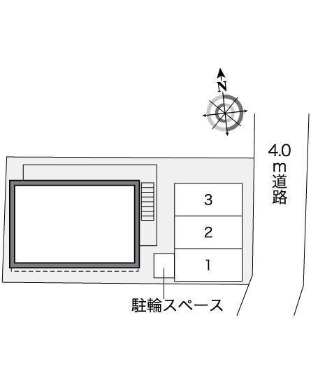 西蔵前２(42164)の駐車配置図