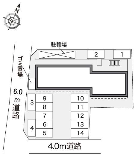 エスポワール(30398)の駐車配置図
